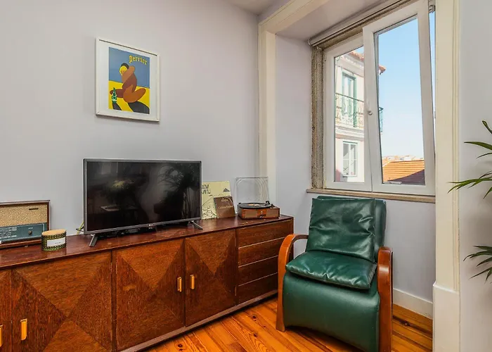 Vintage-chic In The Center, Chiado Apartamento